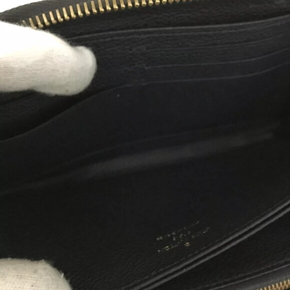 177247BH (L3) Louis Vuitton Wallet Long Navy Blue Monogram Empreinte - Picture 7 of 9